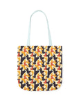 Modern Charm Labrador Chic Canvas Tote Bag