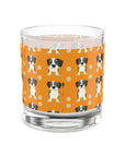 Boxer Blissful Chic Canine Rocks Glass