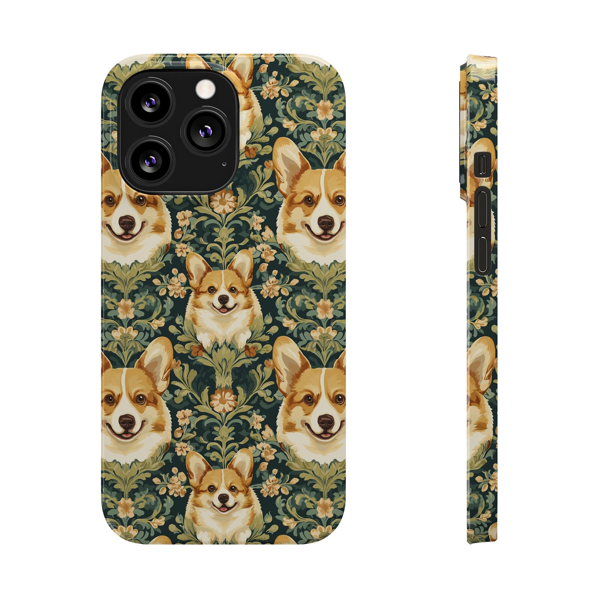 Corgi Charmz Slim Phone Cases