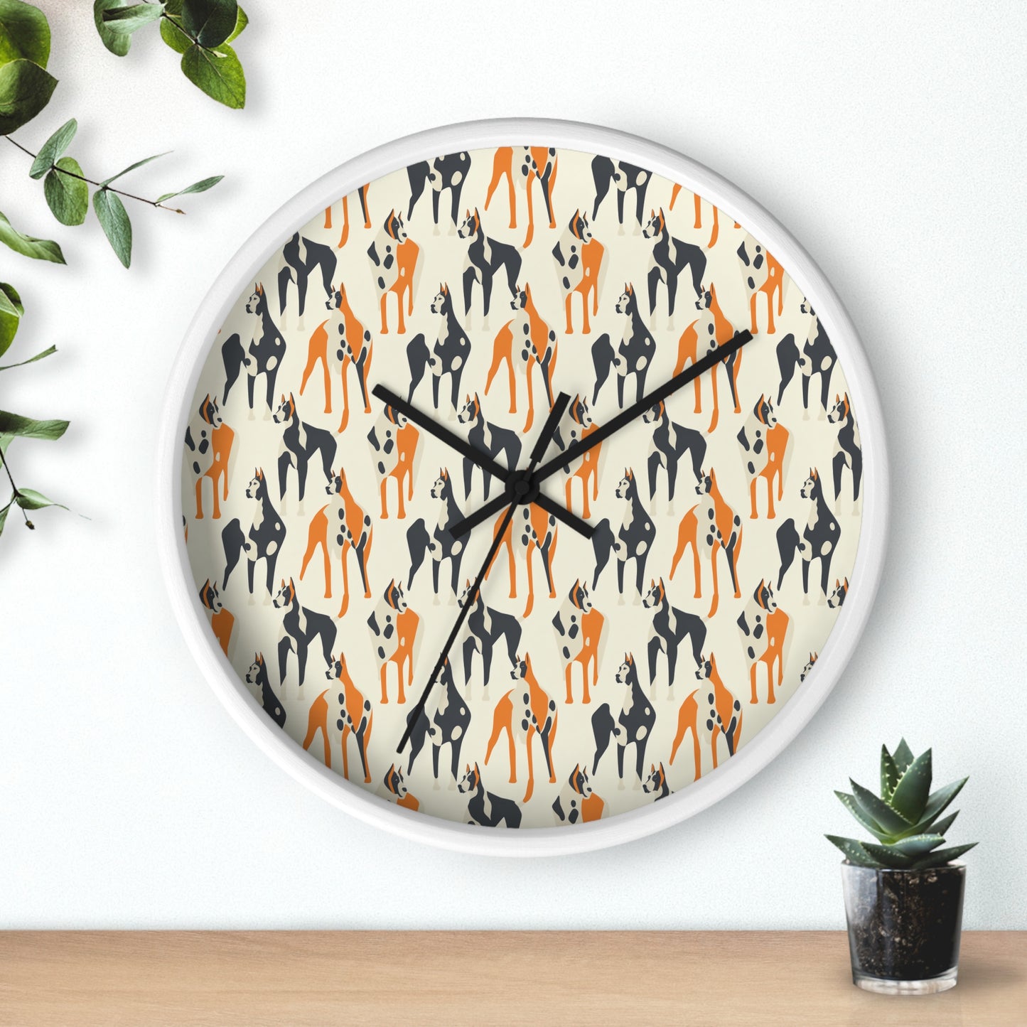 Dashing Dane Divinity Wall Clock