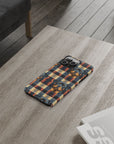 Pawsome Rottweiler Royalty Plaid Slim Phone Cases