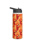 Golden Glamour Paws Stainless Steel Water Bottle