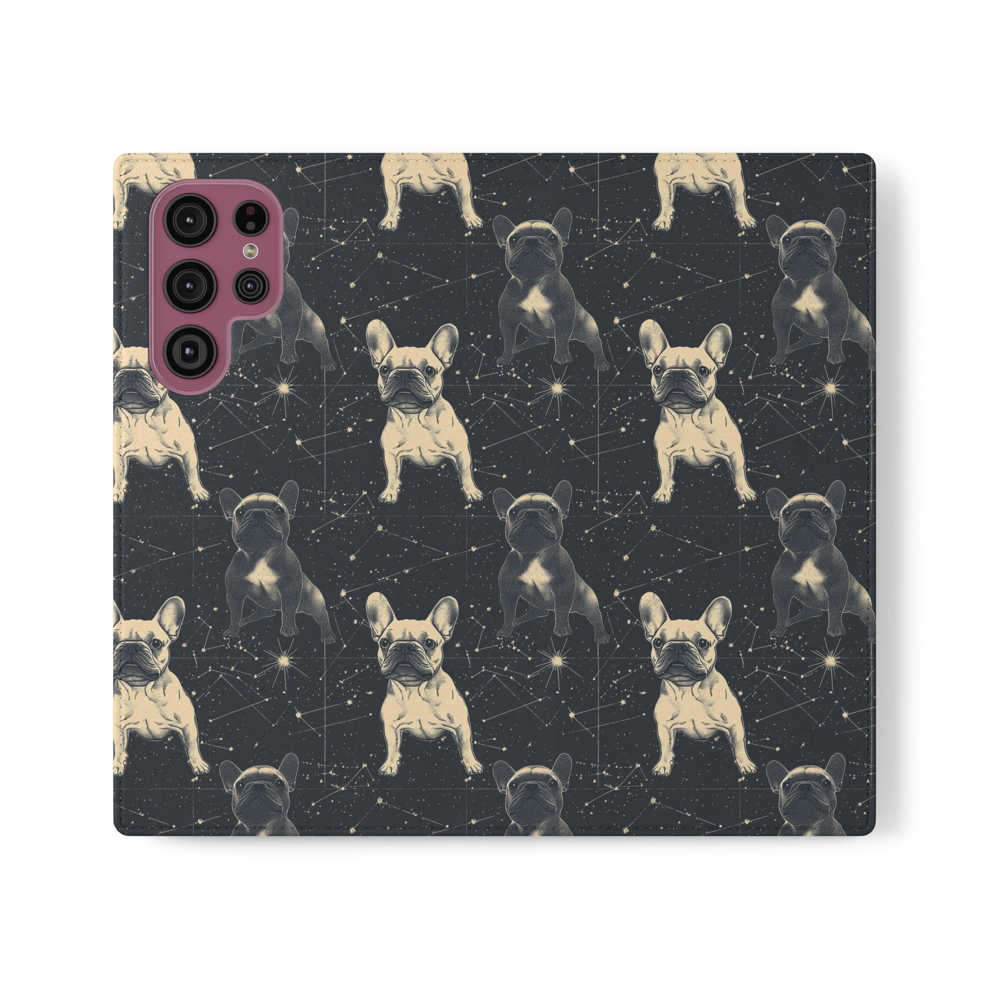 Frenchie Celestial Soar Flip Cases