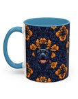 Royal Rottweiler Regalia Accent Coffee Mug