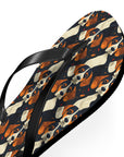 Beagle Glimmer Gaze Glamour Flip Flops