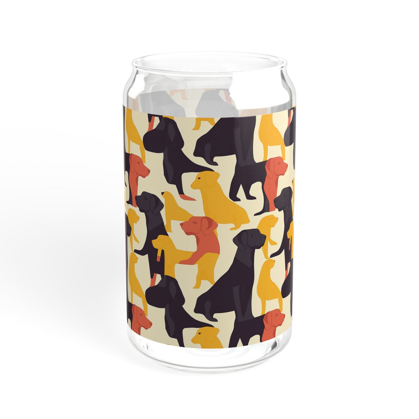 Modern Charm Labrador Chic Sipper Glass