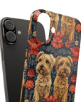 Yorkie Charm Twins Slim Phone Cases