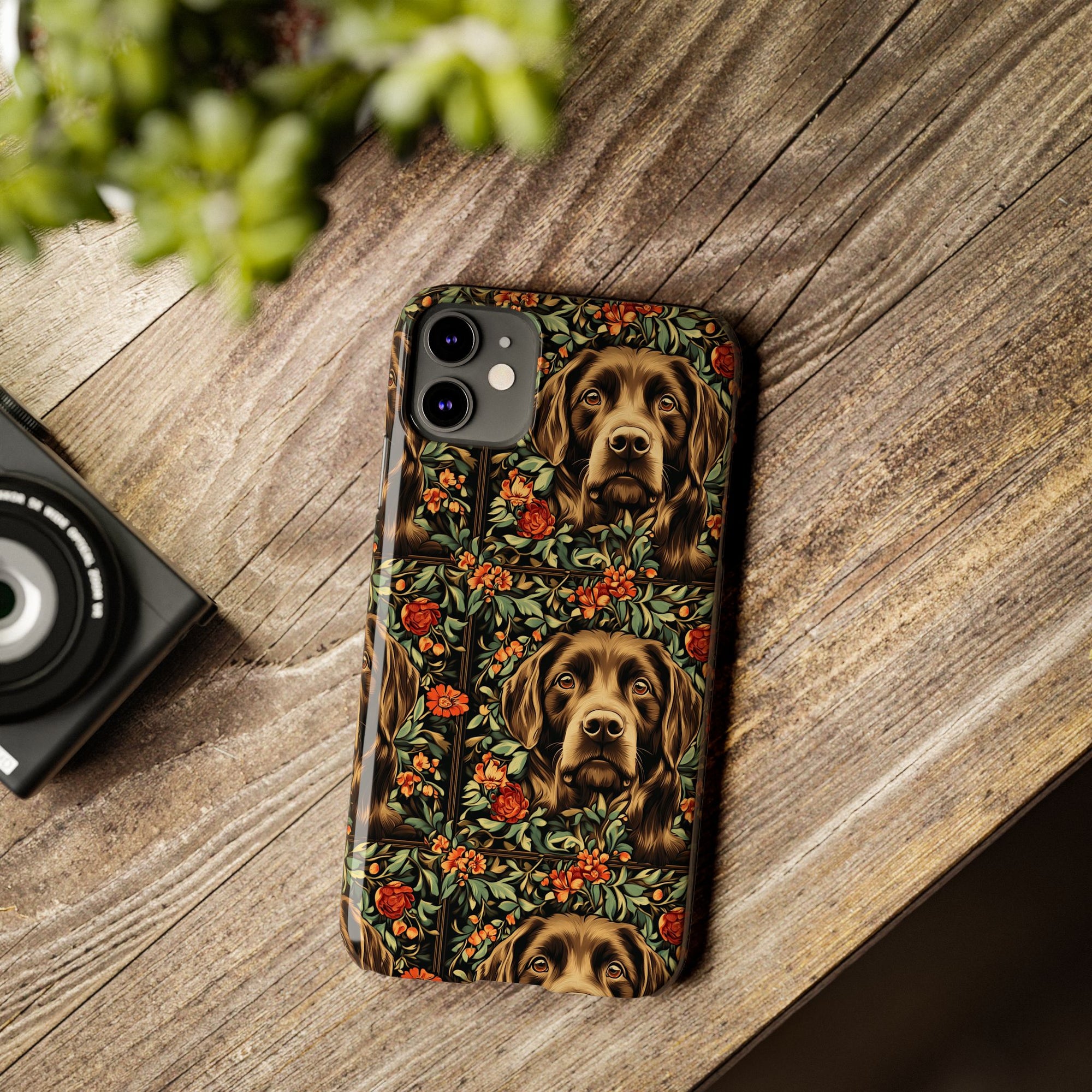 Labrador Lush Pooch Tapestry Slim Phone Cases