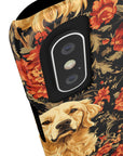 Golden Pawsatronic Tapestry Slim Phone Cases