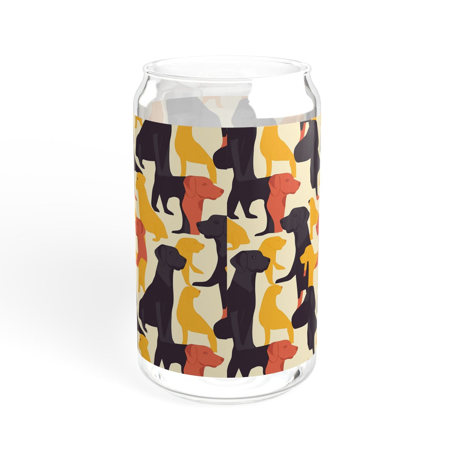 Modern Charm Labrador Chic Sipper Glass