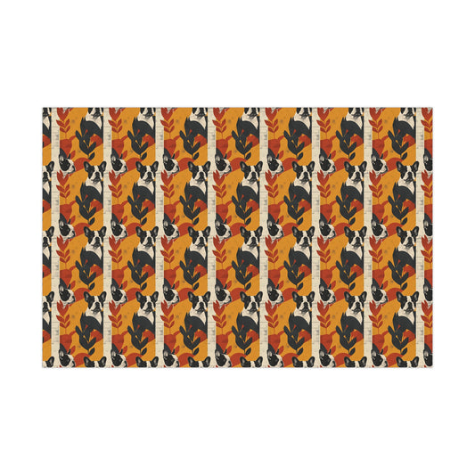 Chic Frenchie Charm Gift Wrap Papers