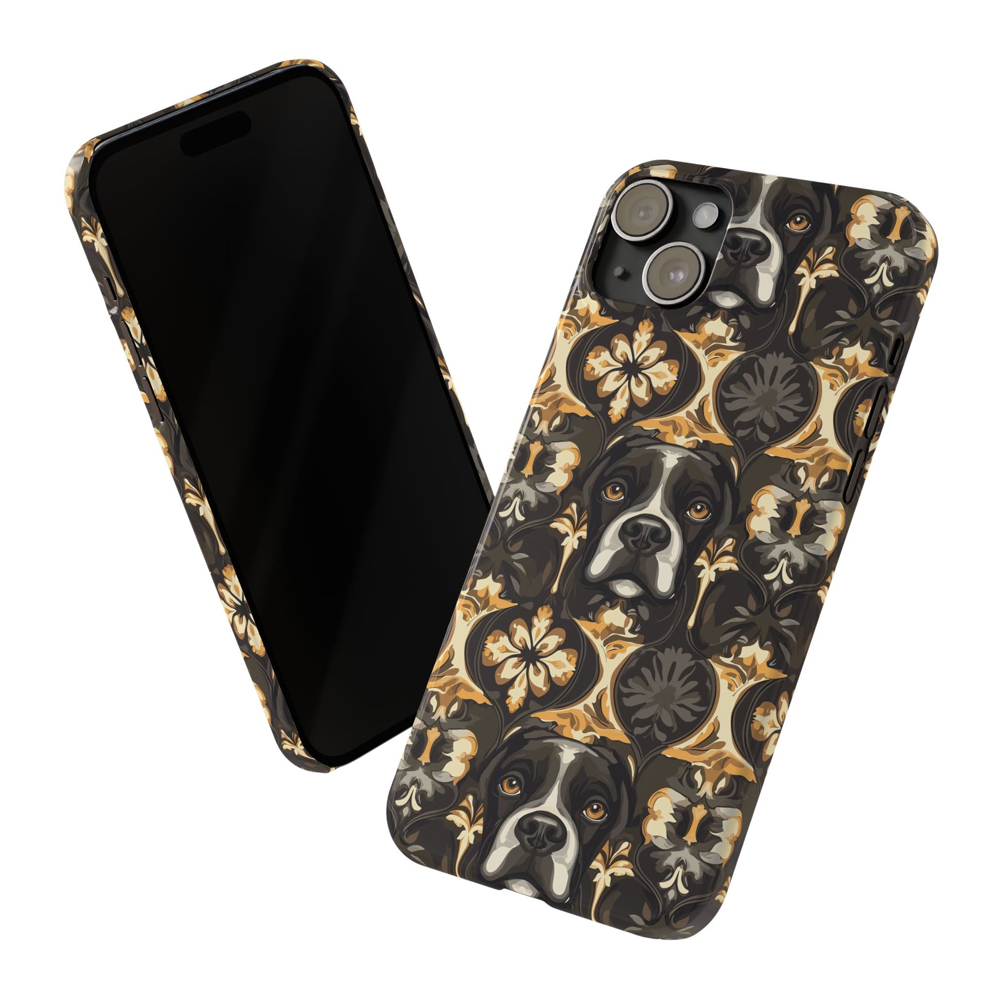 Manor Pup Boxer Royale Slim Phone Cases