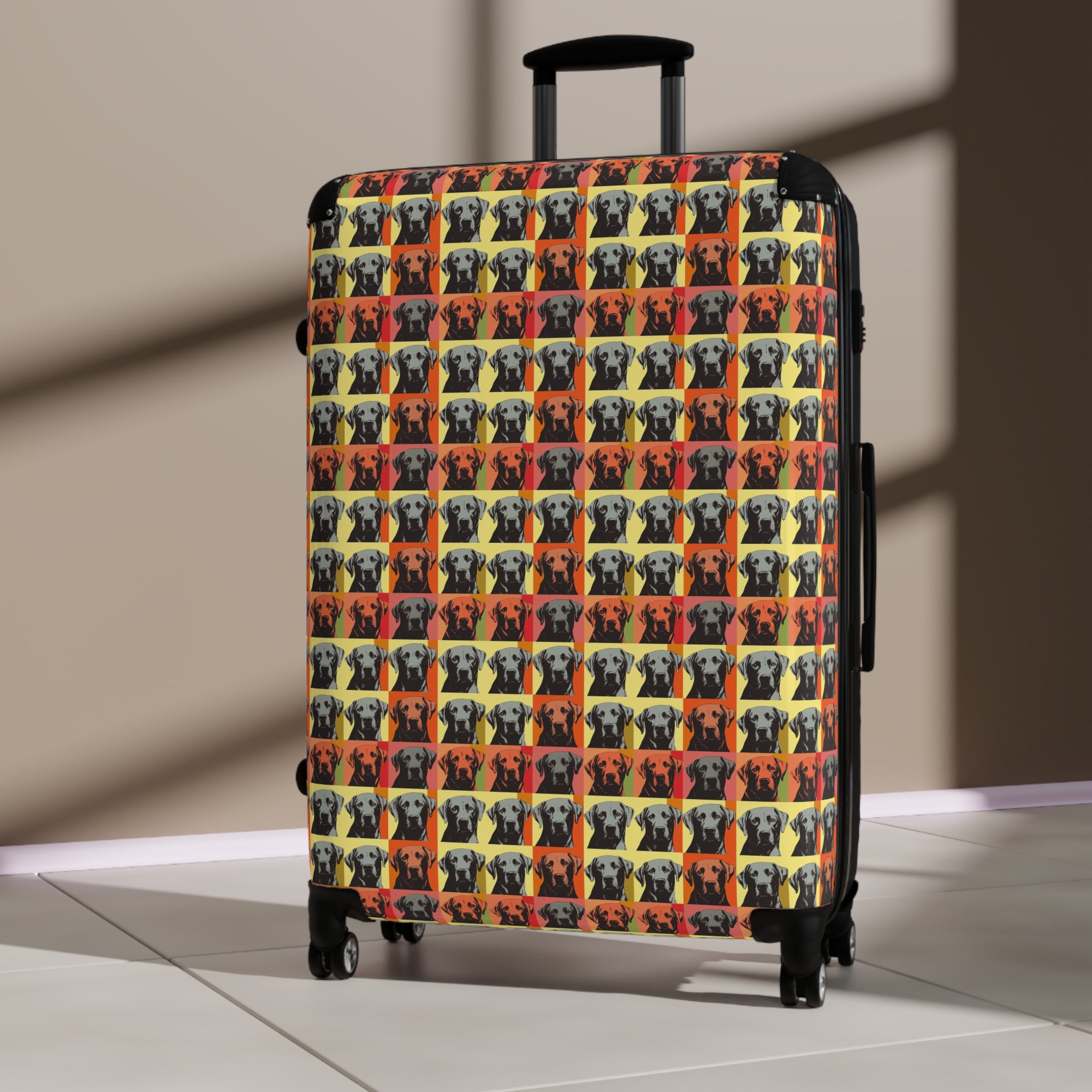 Whimsical Warhol Labrador Suitcase