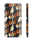 Beagle Glimmer Gaze Glamour Slim Phone Cases