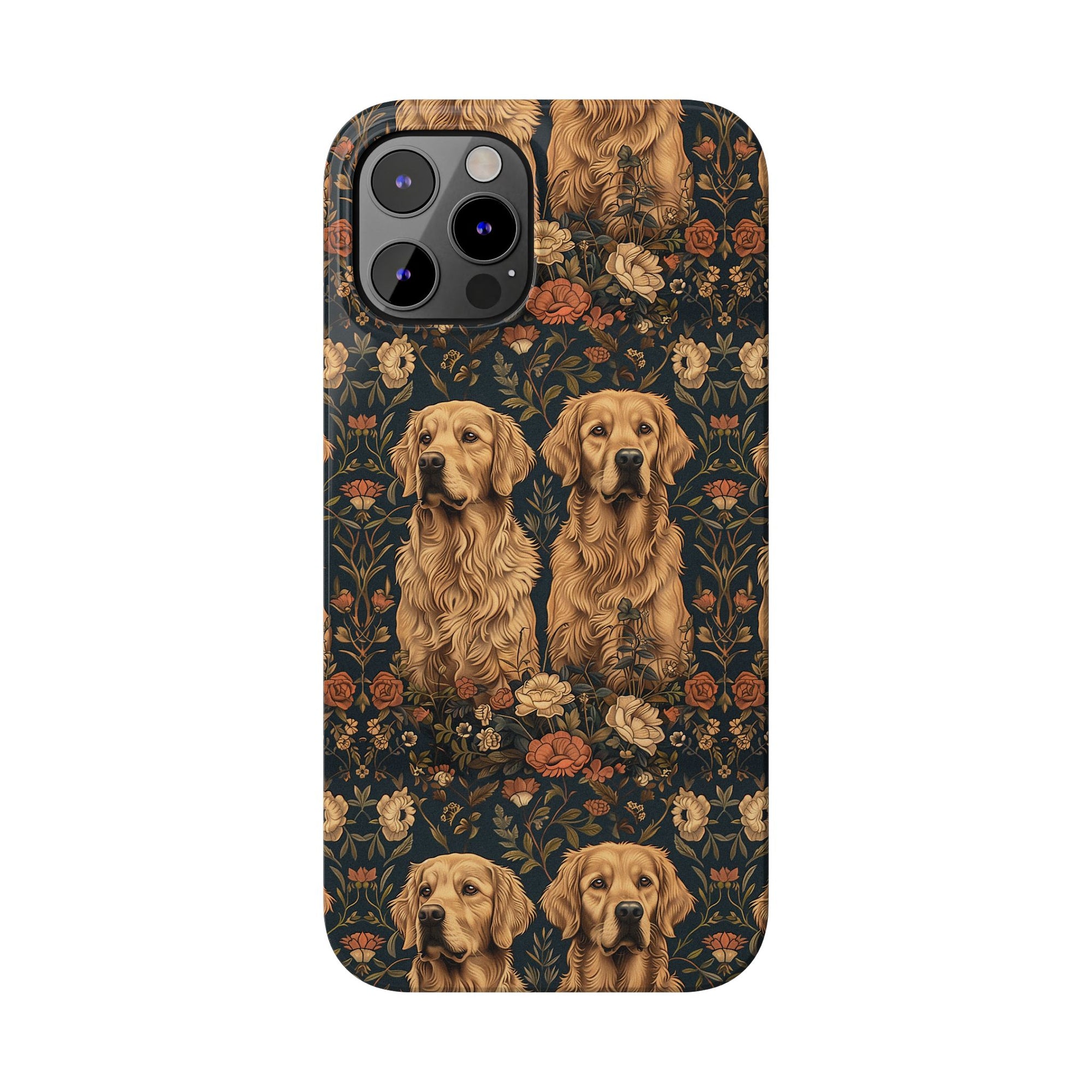 Fanciful Golden Paradise Blossom Slim Phone Cases