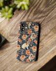 Blooming Bulldog Beauty Slim Phone Cases