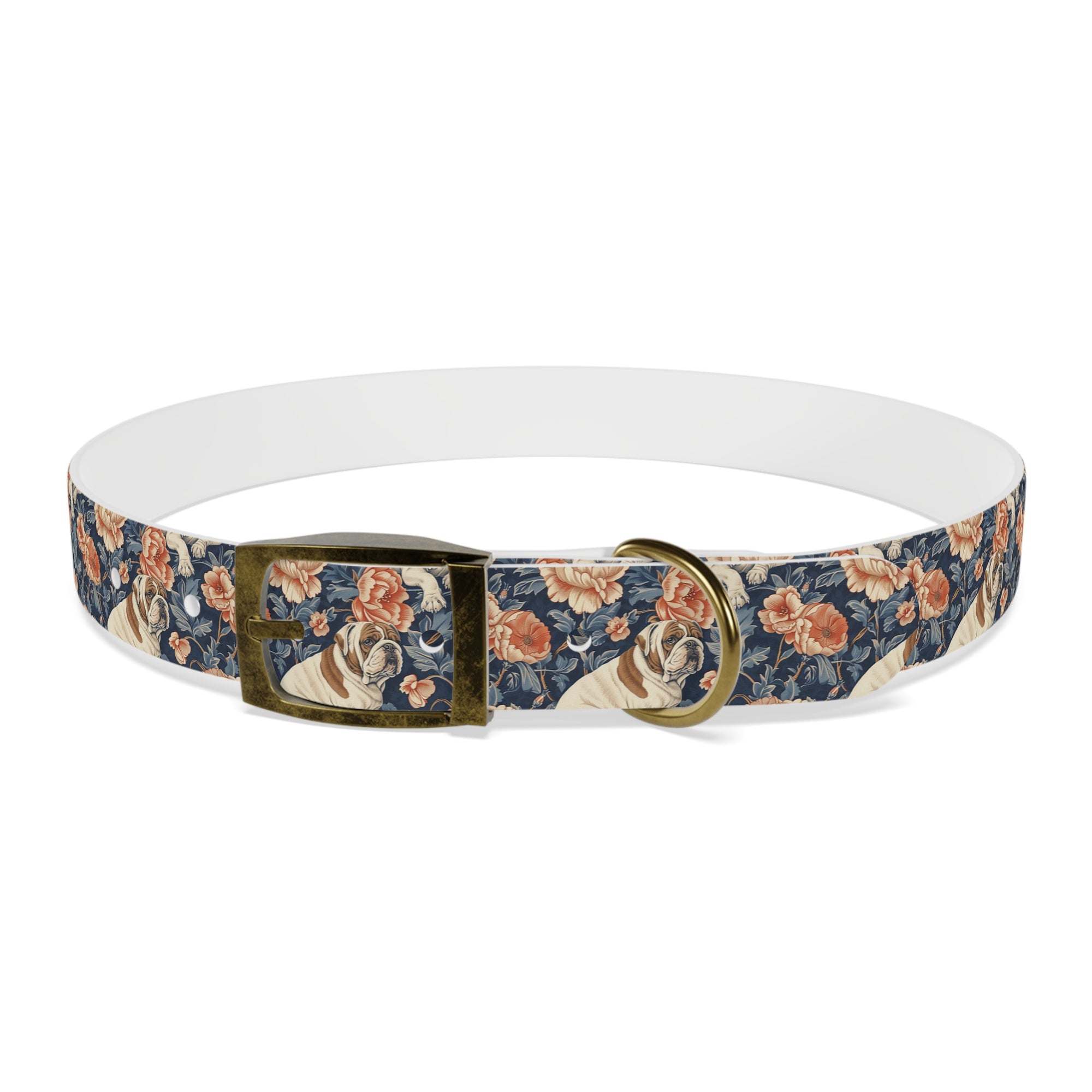 Blooming Bulldog Beauty Dog Collar