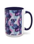 Funky Geometric Boxerista Accent Coffee Mug