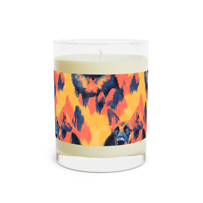 Impressionistic German Shepherds Scented Candle