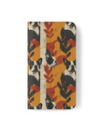 Chic Frenchie Charm Flip Cases