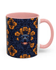 Royal Rottweiler Regalia Accent Coffee Mug