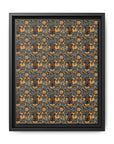 Ruffle Rottie Glamourific Matte Canvas, Framed