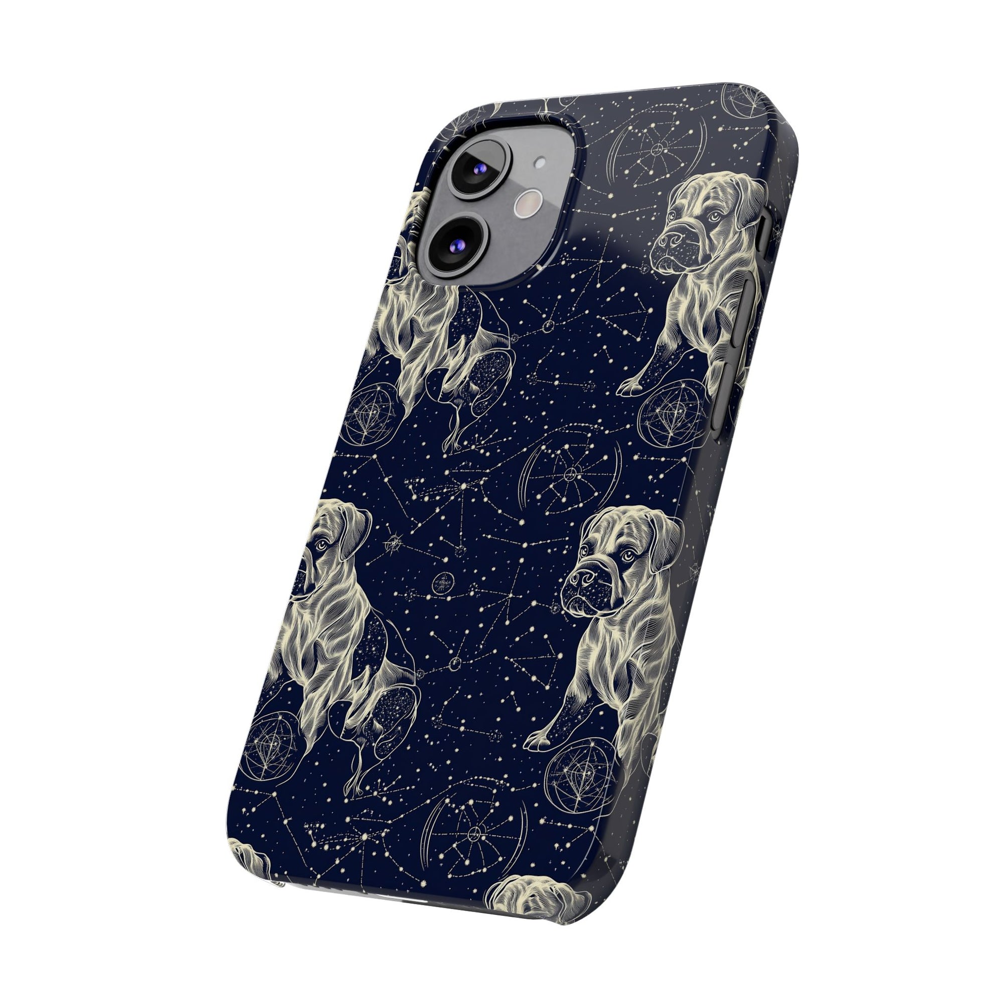 Celestial Boxer Bliss Slim Phone Cases