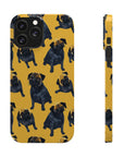 Puglet Posh Paradise Slim Phone Cases