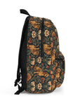 Dazzling Dachsund Blossoms & Foliage Backpack