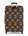 Dapper Dachshund Noir Glow Luggage Cover