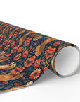 Floral Pawsome Dachsund Delight Wrapping Paper