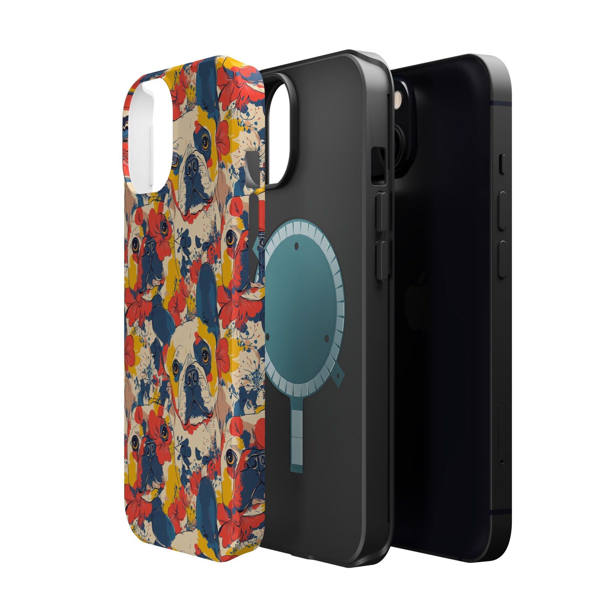 Bloom Pup Frenchietastic Splatter Magnetic Tough Cases