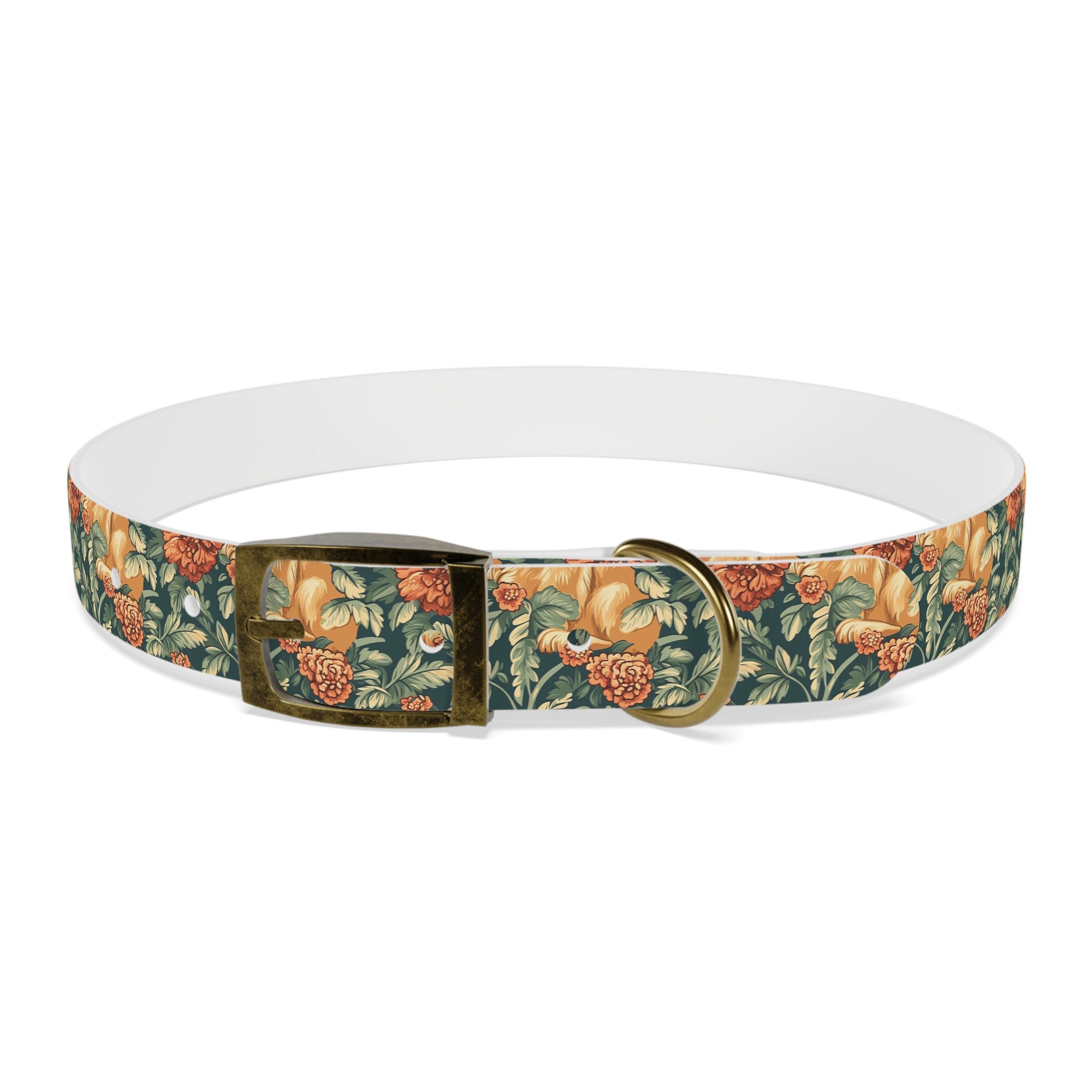 Blooming Goldie Glam Dog Collar