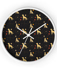 Heavenly Husky Hues Wall Clock