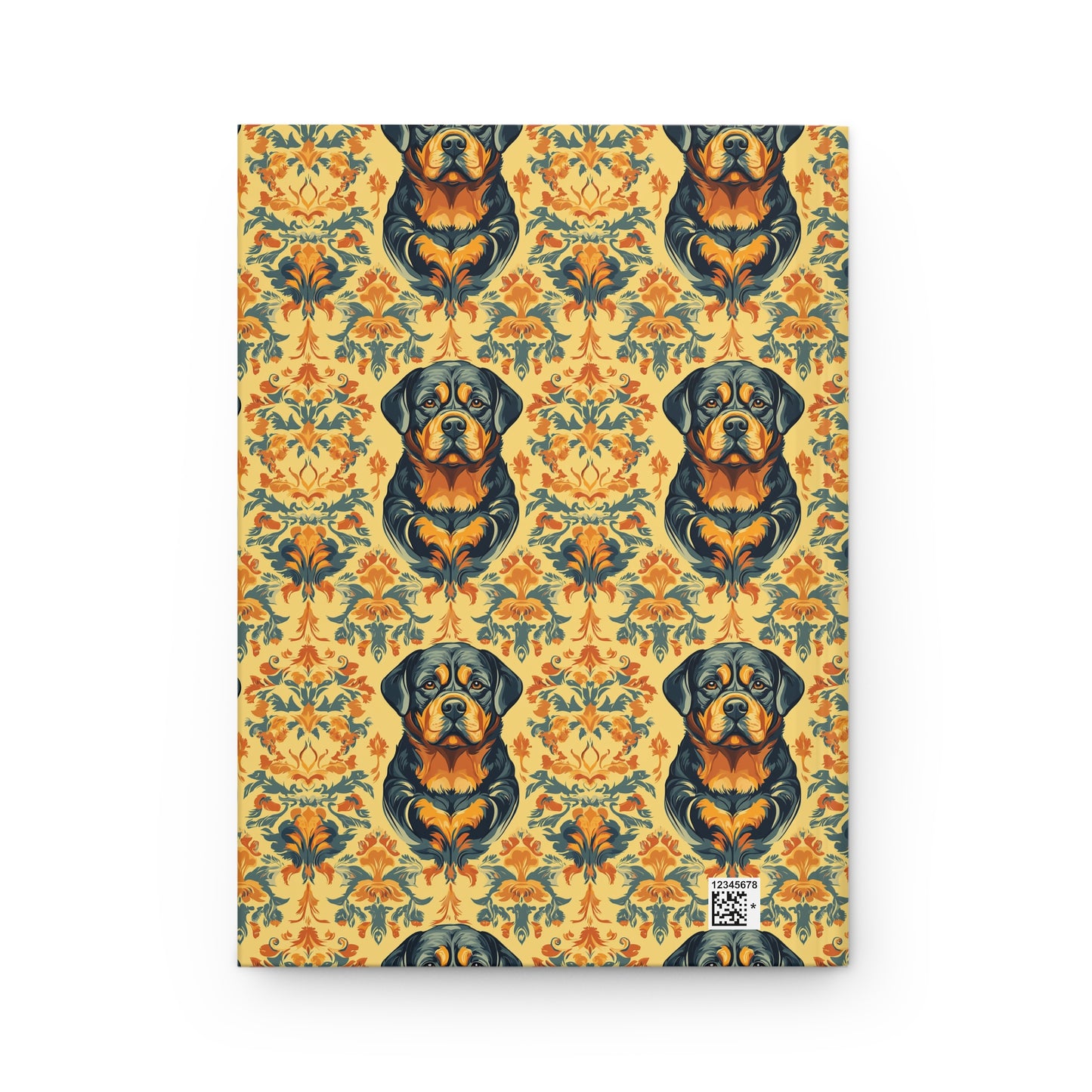 Royal Rottie Regalia Hardcover Journal Matte