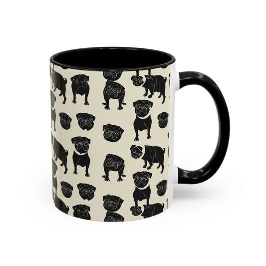 Puggie Pout Perfection Accent Coffee Mug