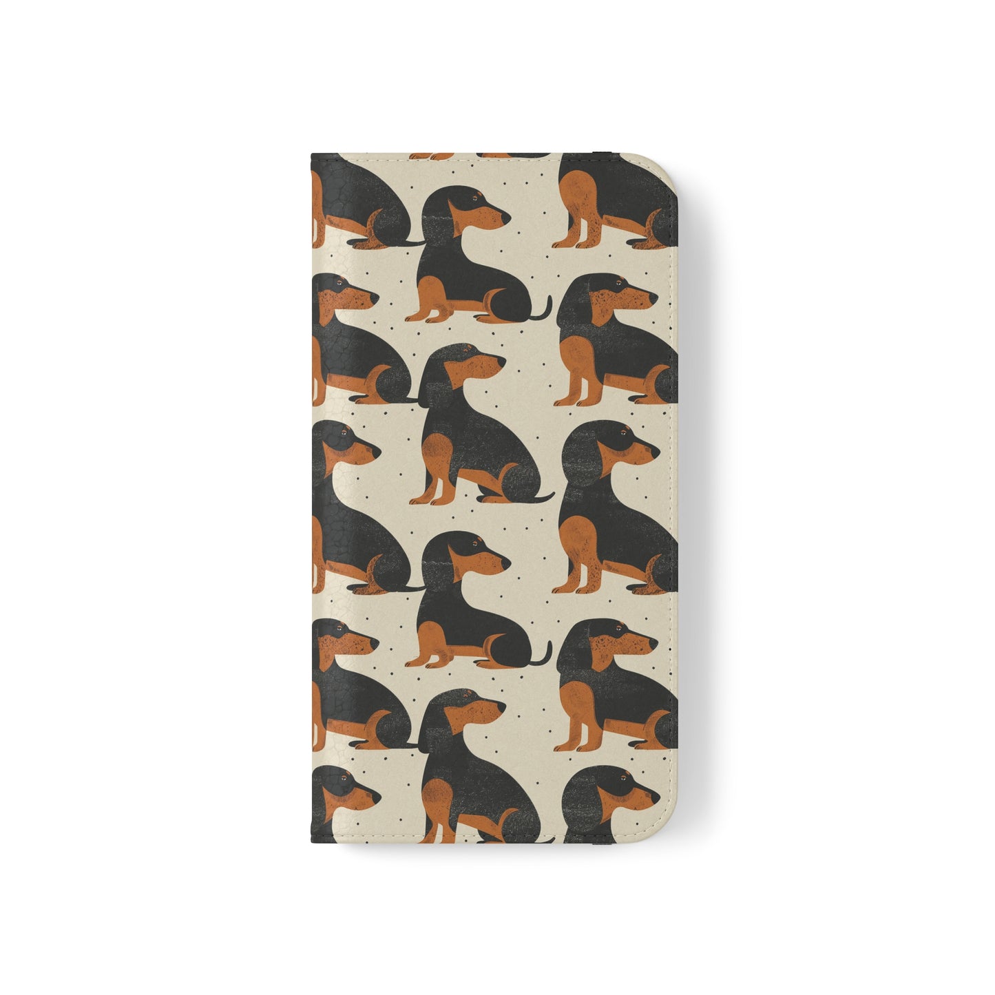 Whimsical Dachsund Dreamcatcher Flip Cases