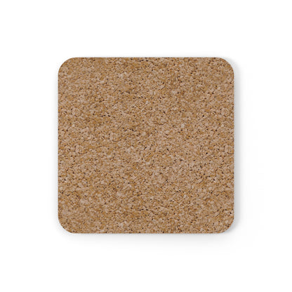 Dazzling Bulldog Chic Cork Back Coaster