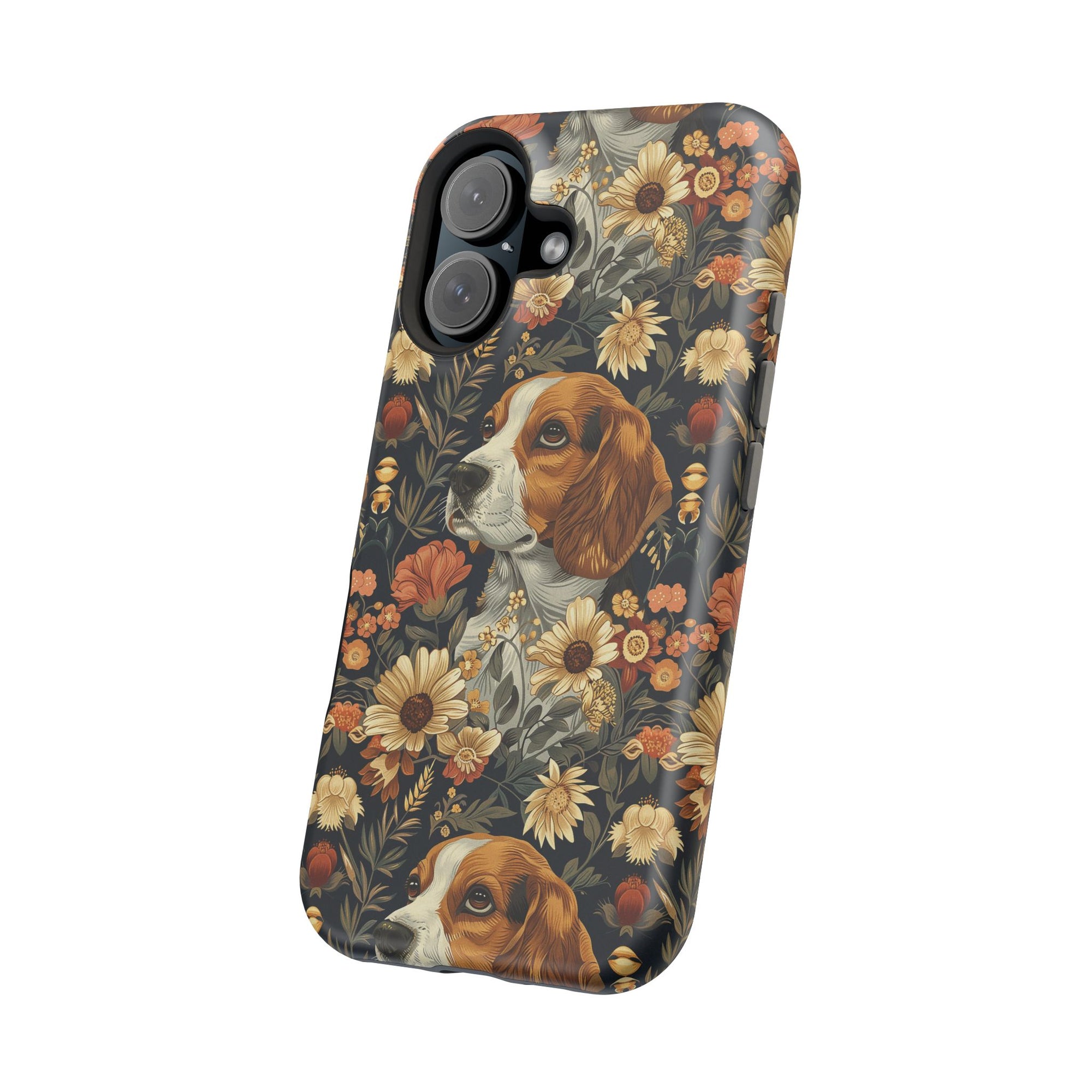 Beagle Blossoms Magnetic Tough Cases