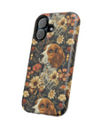 Beagle Blossoms Magnetic Tough Cases