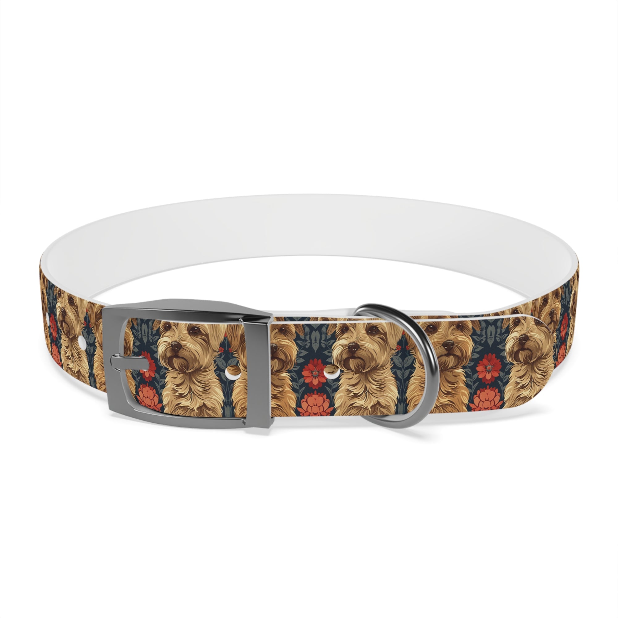 Yorkie Charm Twins Dog Collar