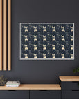 Frenchie Celestial Soar Matte Canvas, Framed