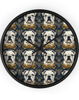 Wildwood Wanderlust Bulldog Wall Clock