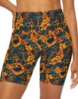 Safari Shepherd Strut High Waisted Yoga Shorts