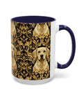 Royal Pawsitivity Labs Accent Coffee Mug