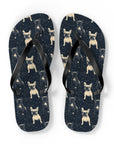 Frenchie Celestial Soar Flip Flops