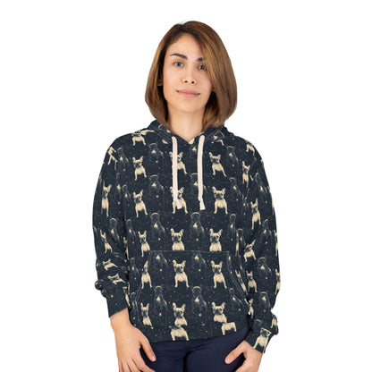 Frenchie Celestial Soar Unisex Pullover Hoodie