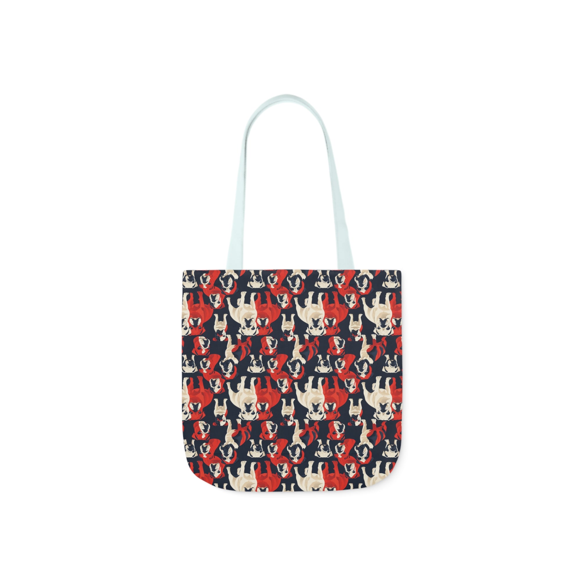 Bulldoggy Bliss Chomper Canvas Tote Bag