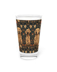 Fanciful Golden Paradise Blossom Pint Glass