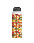 Corgi Chic Popart Pup Stainless Steel Water Bottle